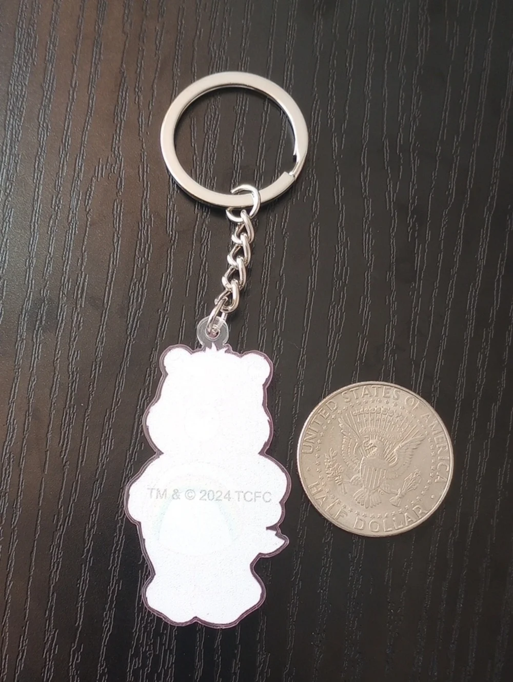 Care Bears Pink Cheer Bear Rainbow Keychain Bag Accessory